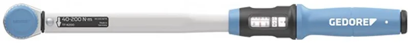 TF-K200 3278387 Momentsleutel 1/2 (12,5 mm) 40 - 200 Nm de Gedore, Kleurloos – image du produit
