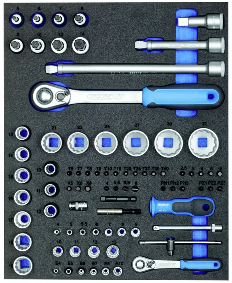 TS CT2-D19-D20 Steckschlüsselsatz zöllig 2957191 by Gedore – product image