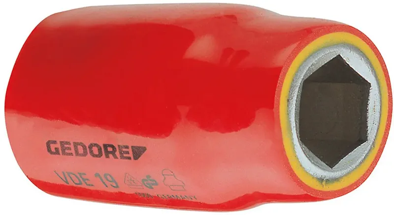 VDE 19 11 6122780 1/2 (12.5 mm) Douille VDE tête sphérique 11 mm 1 1/2 11 mm 1/2 (12.5 mm) de Gedore – image du produit