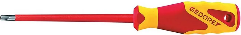 VDE 2163 TX T15 VDE Tournevis Torx Taille (tournevis) T 15 Longueur de la lame: 80 mm 1 pc(s) de Gedore, Kleurloos – image du produit
