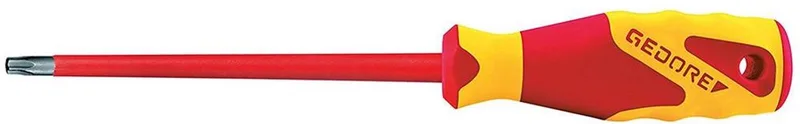 VDE 2163 TX T6 TX-schroevendraaier Grootte T 6 Koplengte: 60 mm 1 stuk(s) fra Gedore, Kleurloos – produktbillede