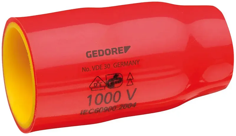 VDE 30 16 2946475 3/8 (10 mm) VDE-Steckschlüsseleinsatz Kugelkopf 16 mm 1 3/8 16 mm 3/8 (10 mm) de Gedore – image du produit