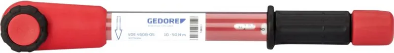 VDE 4508-05 3079066 Momentsleutel 1/2 (12.5 mm) 10 - 50 Nm von Gedore, Kleurloos – Produktbild