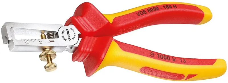 VDE 8098-160 H 1552074 VDE Abisolierzange 0.8 bis 6 mm² by Gedore – product image