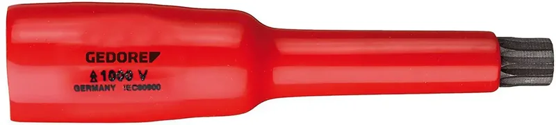 VDE INX 30 10 2946572 Veeltand (XZN) VDE-schroevendraaierbit Geïsoleerd 10 mm 3/8 M10 3/8 (10 mm) von Gedore – Produktbild