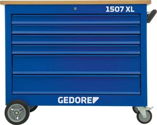 Verrijdbare werkbank - Leeg - 5 Lades de Gedore, Bleu – image du produit 1 sur 2