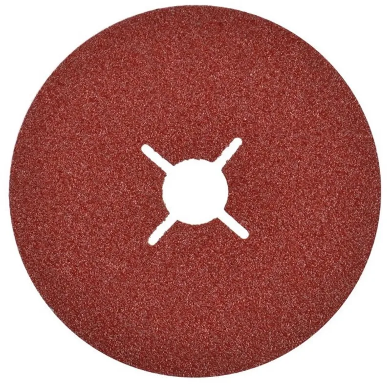 Aluminium oxide schuurschijf - 125 mm - korrel 80 - kruisvormige uitsparingen - 25 stuks van GEKO – productafbeelding