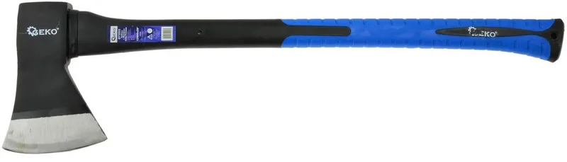 Bijl - Antislip TPR-handvat - Hoogwaardig koolstofstaal - Flexibele snede - 1250g von GEKO – Produktbild
