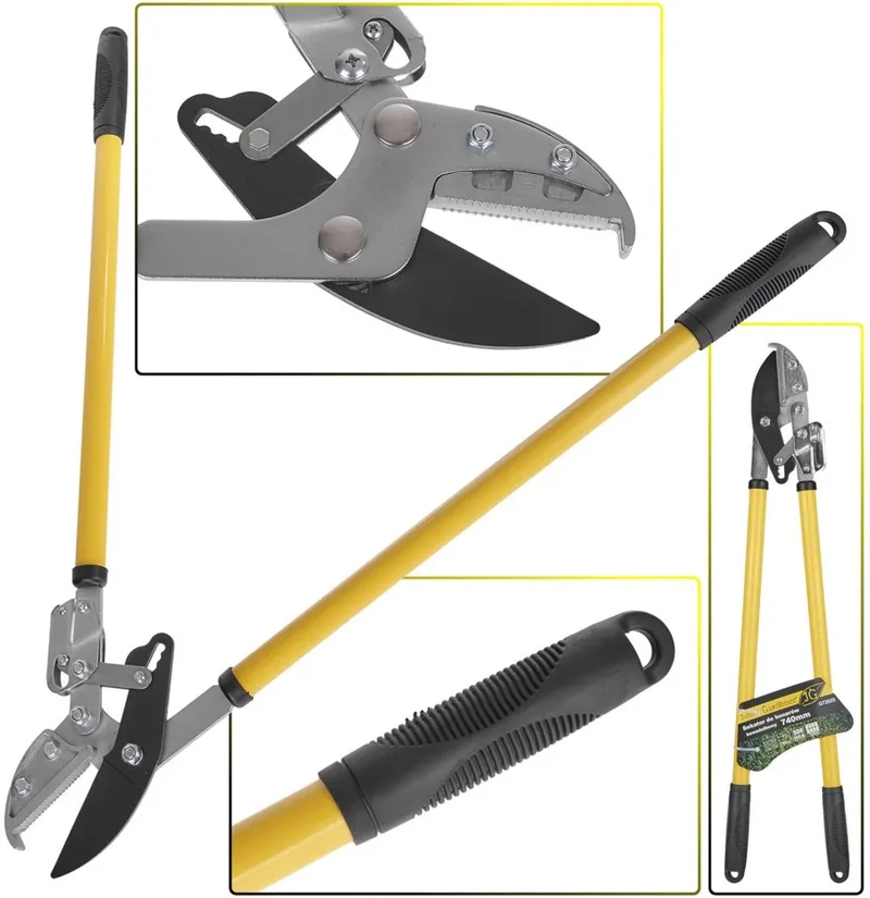 Bypass takkenschaar - Anvil en ratelmechanisme - 740 mm - Teflon coating - Ergonomische handgrepen by GEKO – product image