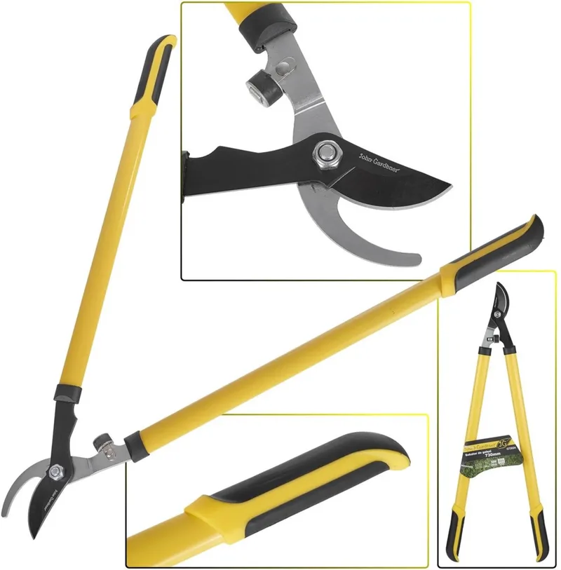 Bypass takkenschaar - Tefloncoating - Ergonomische grip - 730 mm - Zwart von GEKO – Produktbild