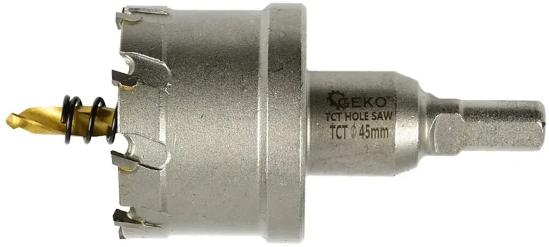Carbide gatenzaag - 45 mm - titanium boor - hoge precisie by GEKO – product image