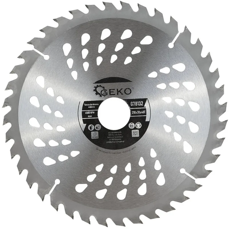 Cirkelzaagblad - Houtbewerking - 40 Tanden - 210 mm - 30 mm Asgat de GEKO – image du produit