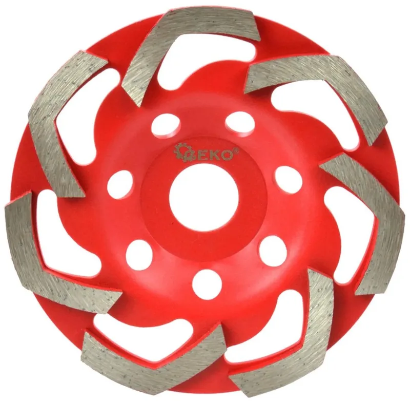 Diamant slijpschijf - turbo ontwerp - 125 mm - 5 mm segment - rood by GEKO – product image