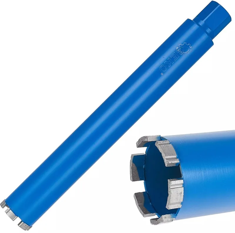 Diamantboor - 62x450mm - Voor nat en droog boren - 6 segmenten - Robuust en veelzijdig de GEKO, Bleu – image du produit