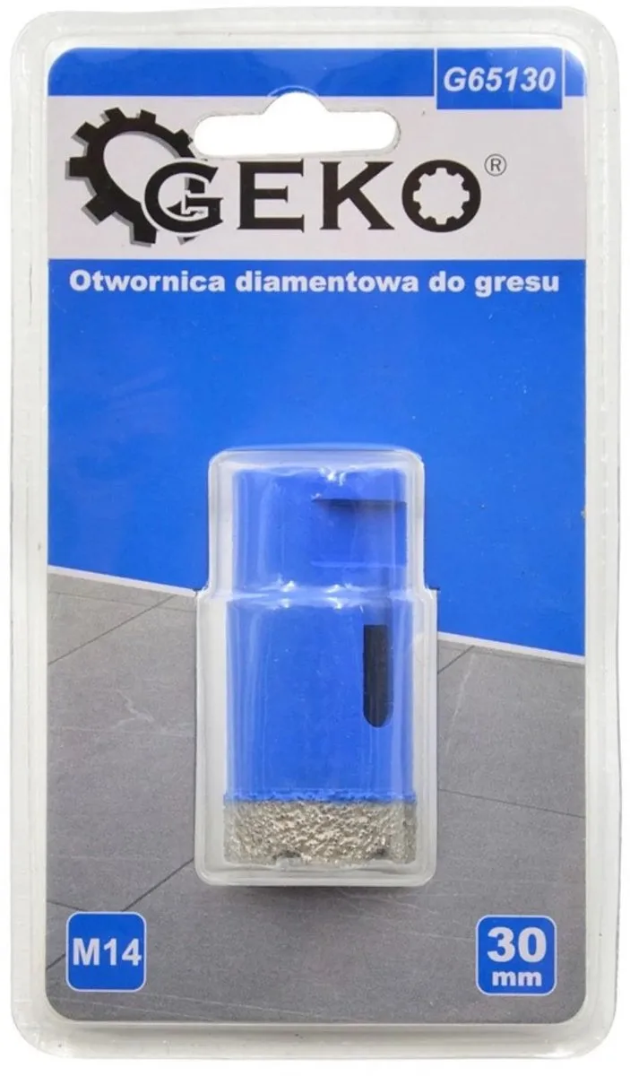 Diamantboor - Droog boren - M14 aansluiting - 30 mm diameter by GEKO, Blue – product image