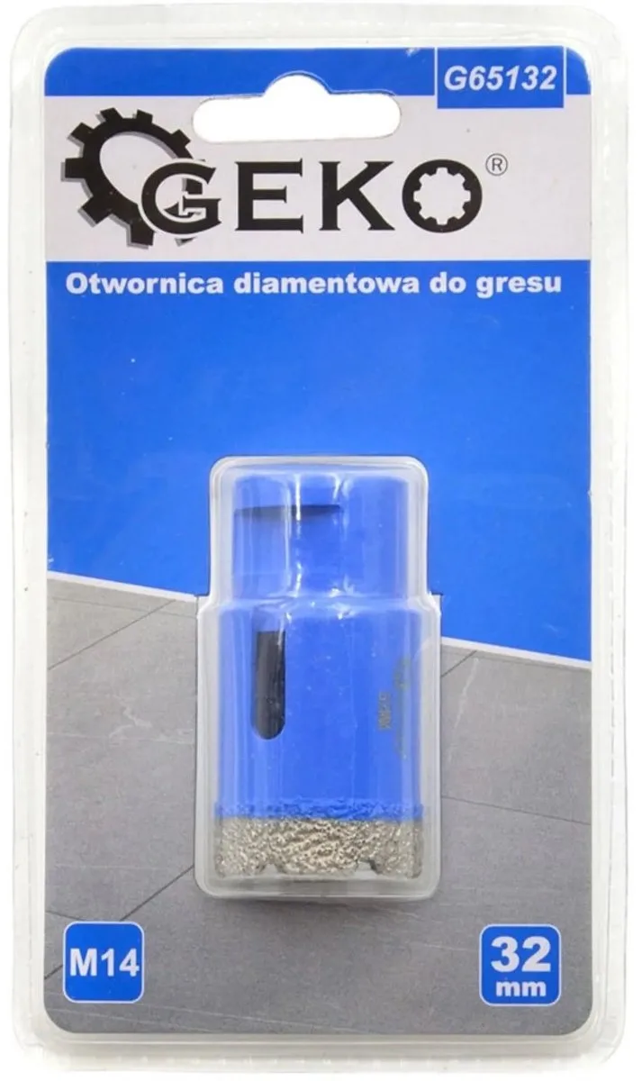 Diamantboor - Droog boren - M14 aansluiting - 32 mm diameter de GEKO, Bleu – image du produit