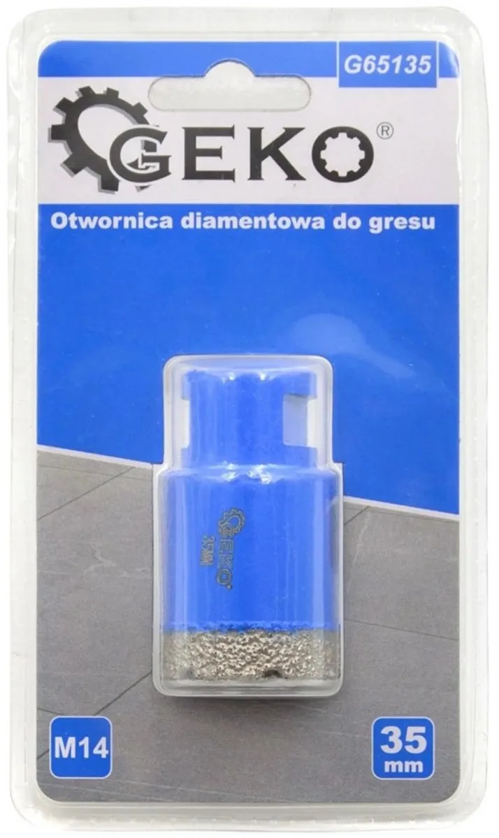 Diamantboor - Droog boren - M14 aansluiting - 35 mm von GEKO, Blau – Produktbild