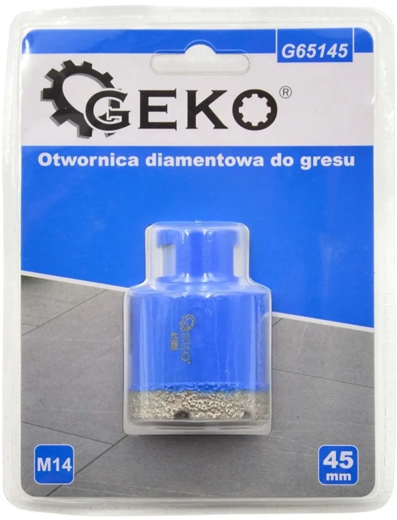 Diamantboor - Droog boren - M14 aansluiting - 45 mm by GEKO, Blue – product image