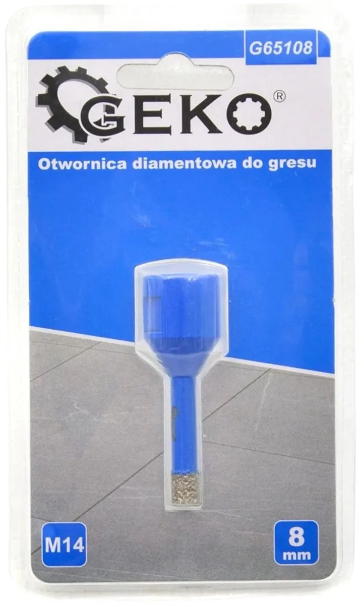 Diamantboor - Droog boren - M14 aansluiting - 8 mm by GEKO, Blue – product image