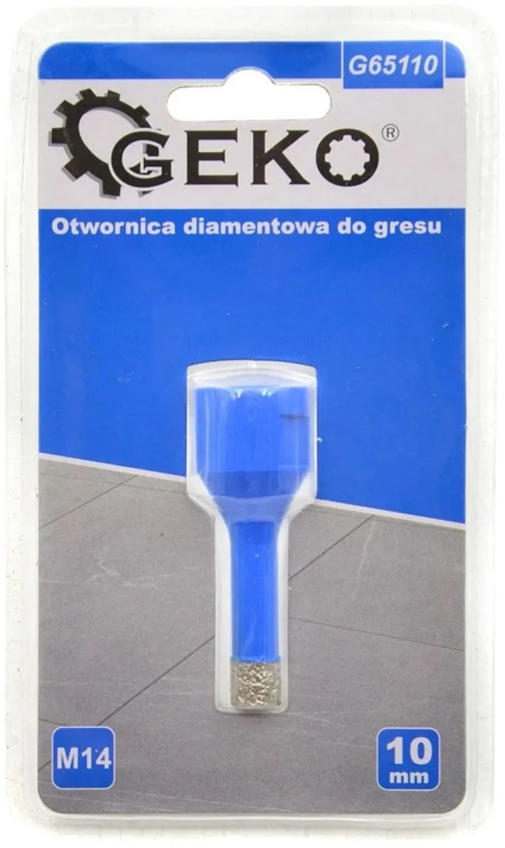Diamantboor - Droogboren - M14 Schacht - 10 mm Diameter by GEKO, Blue – product image