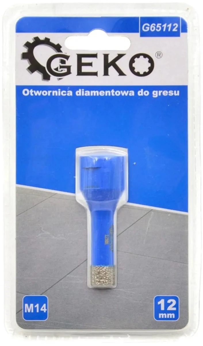 Diamantboor - Droogboren - M14 Schacht - 12 mm - Hittebestendig Wax de GEKO, Bleu – image du produit