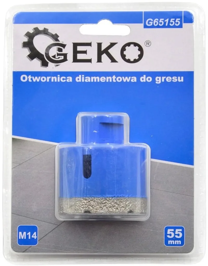Diamantboor - Droogboren - M14 Schacht - 55 mm Diameter by GEKO, Blue – product image