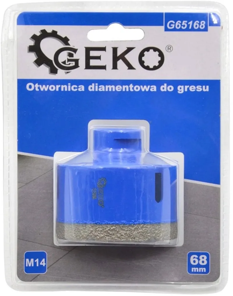 Diamantboor - Droogboren - M14 Schacht - 68 mm Diameter by GEKO, Blue – product image
