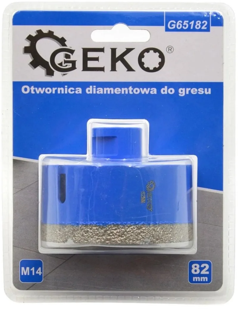 Diamantboor - Droogboren - M14 Schacht - 82 mm by GEKO, Blue – product image