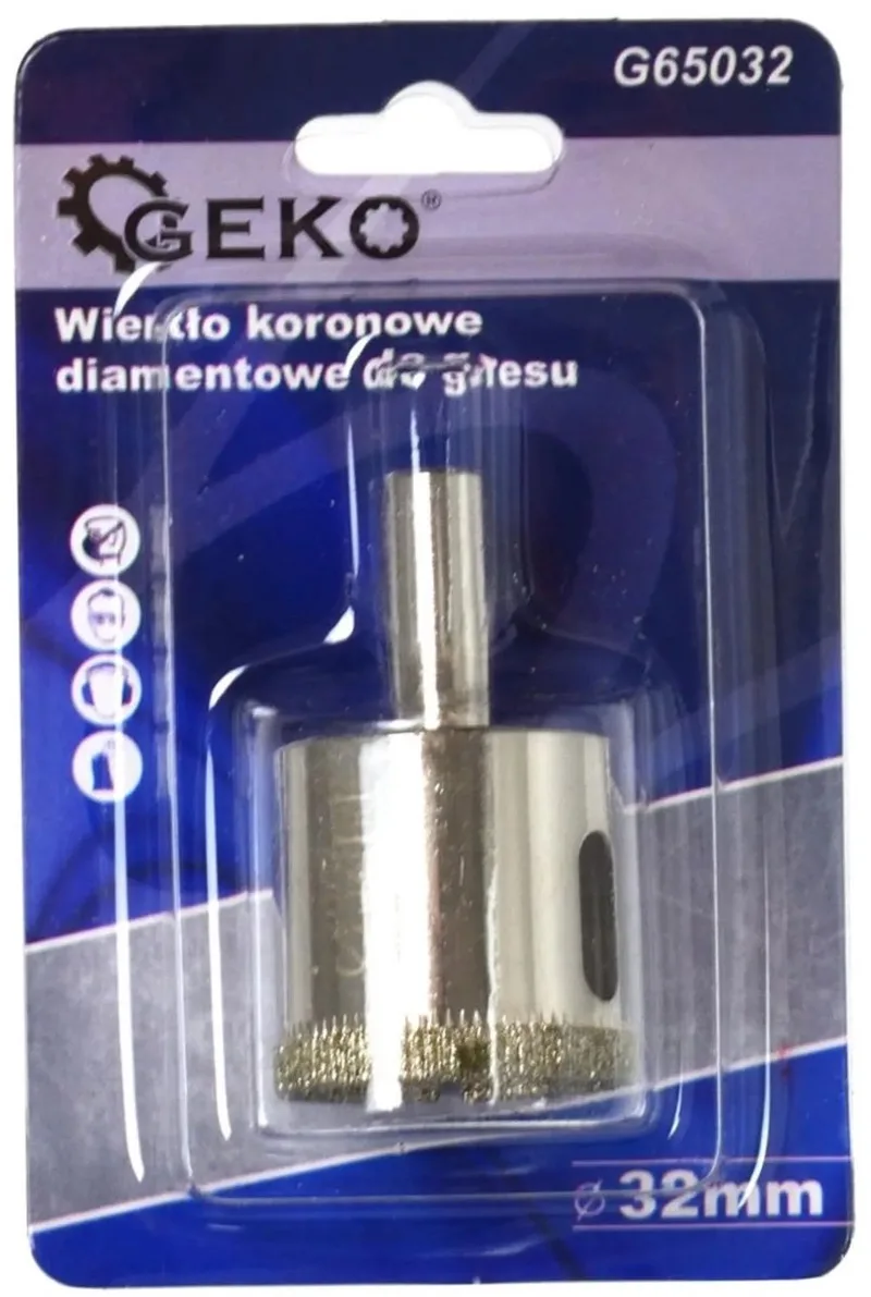 Diamantboor voor tegels - 32mm - Voor nat boren - Geschikt voor harde materialen de GEKO – image du produit