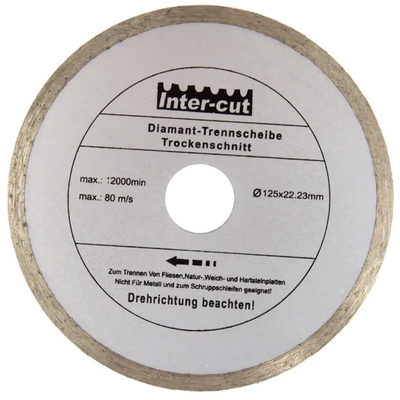 Diamantschijf - Continu Rand - 180 mm - Voor Keramiek en Natuursteen de GEKO – image du produit