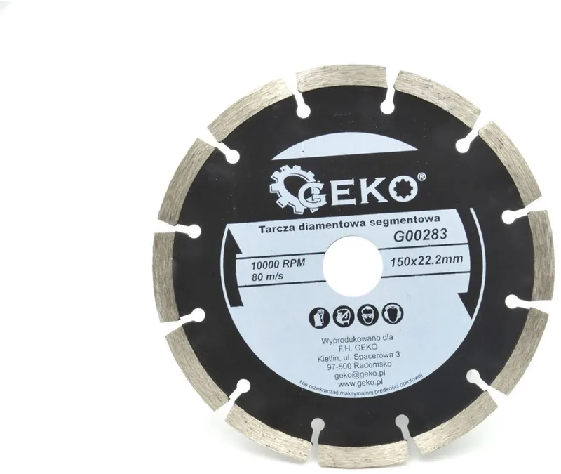 Diamantschijf - Segmentaal - 150 mm - Voor Bouwmaterialen by GEKO – product image