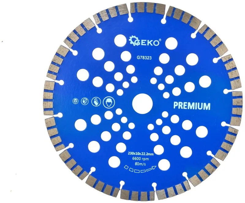 Diamantschijf - Turbo Segment - 230 mm - Snelle Stofverwijdering de GEKO – image du produit