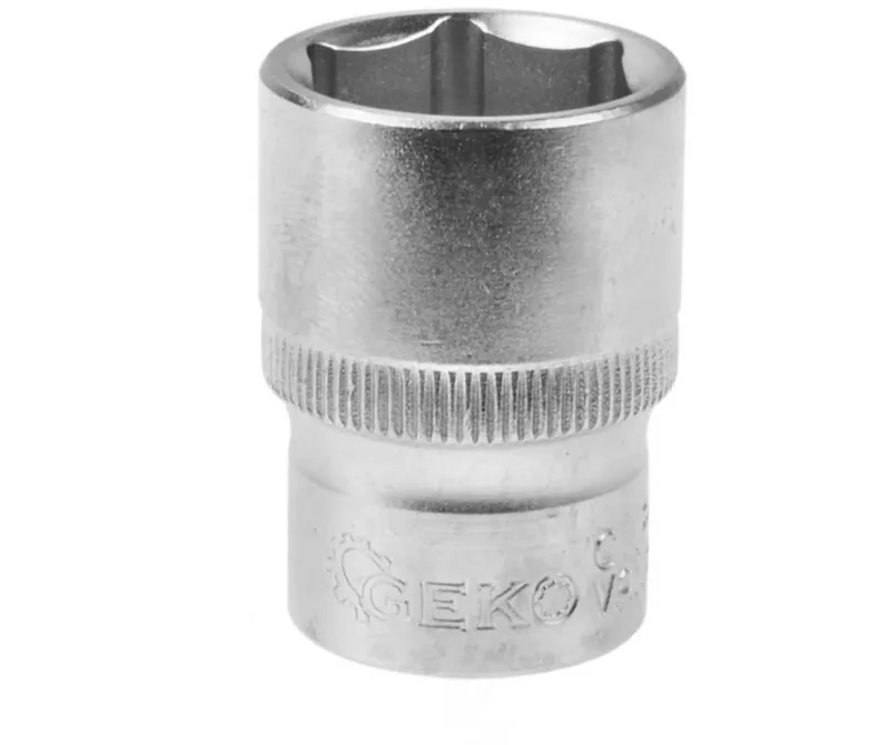 Dopsleutel - 15 mm - 6-punts - Chroom Vanadium - 1/2 inch aansluiting von GEKO – Produktbild