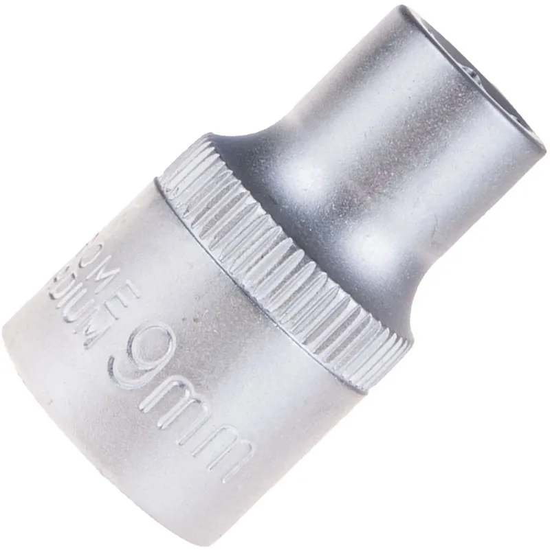 Dopsleutel 9 mm - 6-punts - Chroom Vanadium - Standaard diepte von GEKO, Silber – Produktbild