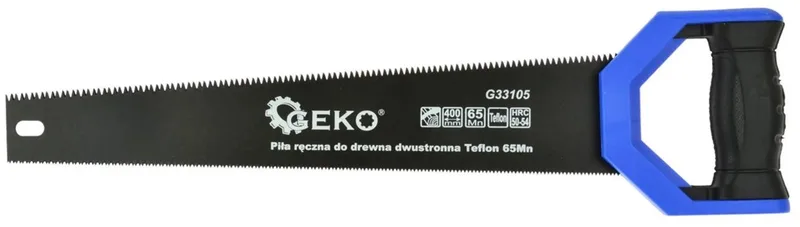Dubbelzijdige handzaag - 400 mm - PTFE coating - ergonomische grip by GEKO – product image