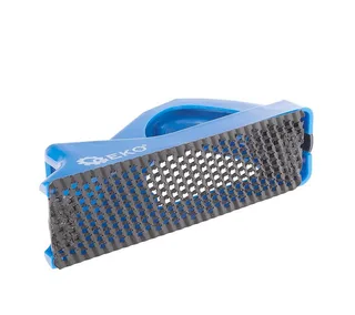 Einhandhobel Handhobel Gipskartonhobel Gipsraspel Trockenbau 140x40 mm, 1-tlg., auswechselbares Raspelblatt, ergonomischer Griff von GEKO – Produktbild 4 von 5