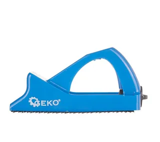 Einhandhobel Handhobel Gipskartonhobel Gipsraspel Trockenbau 140x40 mm, 1-tlg., auswechselbares Raspelblatt, ergonomischer Griff von GEKO – Produktbild 3 von 5