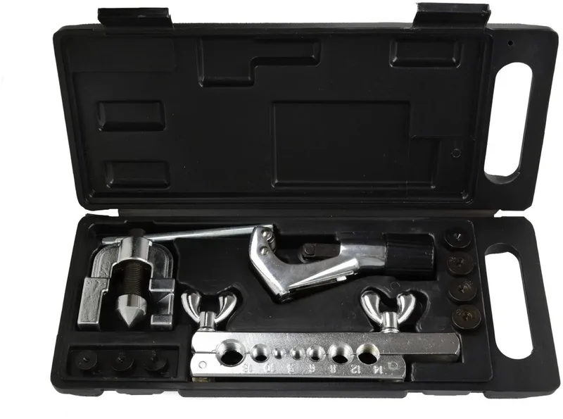 Flaring gereedschapset - Inclusief pijpsnijder - Voor koper, messing en aluminium - Geschikt voor 1mm dikte by GEKO, Ornaje – product image