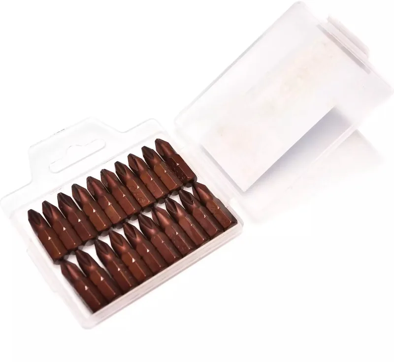 GEKO 20-delige set bits - S2 staal - anti-slip - 25mm - bruin von GEKO – Produktbild