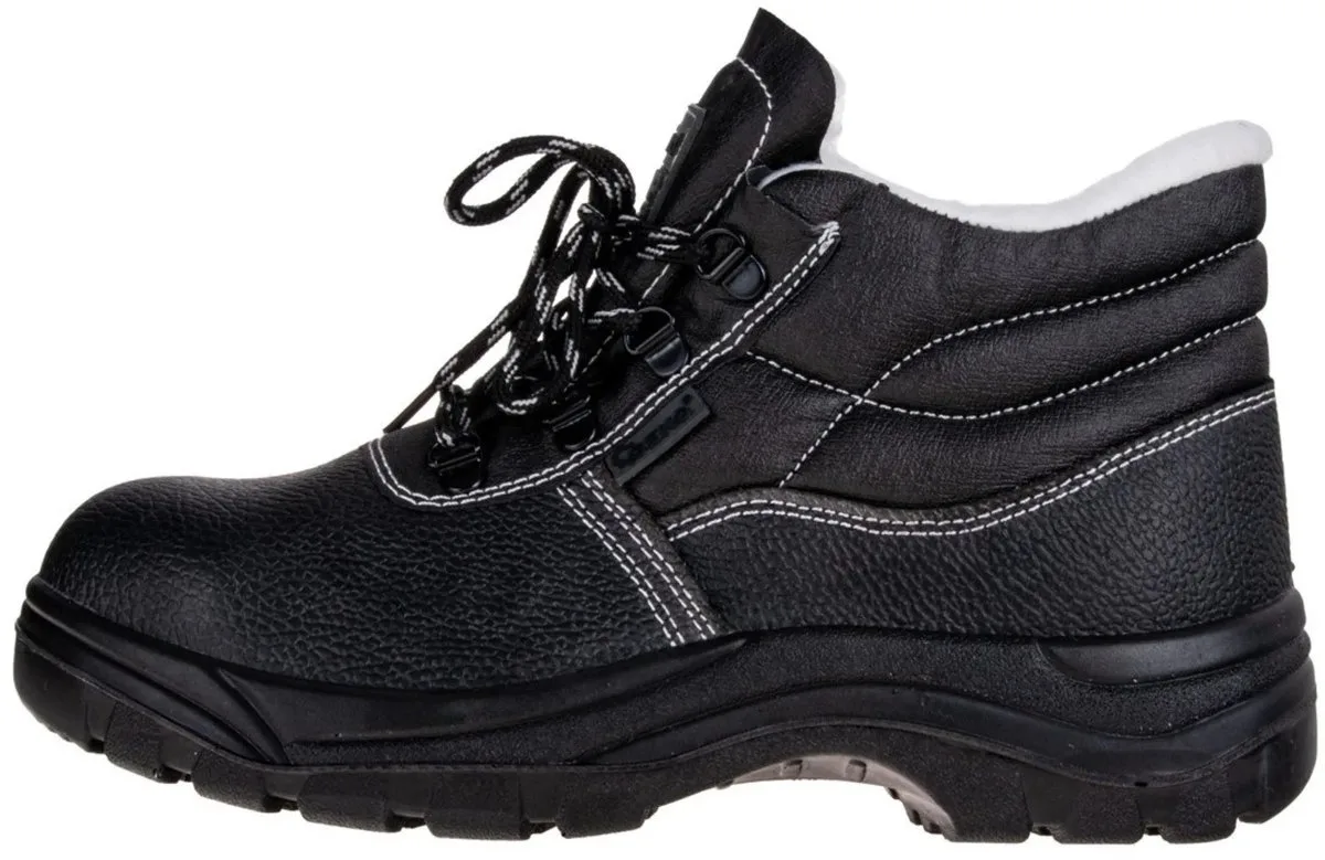 Gevoerde veiligheidsschoenen - S3 - Antislip - Schokabsorberend - Zwart de GEKO, Noir, 43 – image du produit