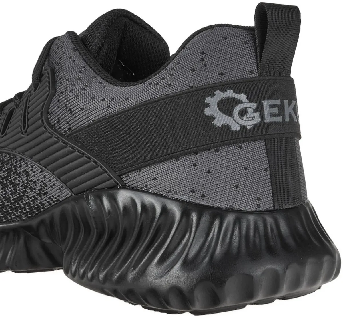 Grijze veiligheidsschoenen - S1 SRC - ademend en lichtgewicht de GEKO, Noir, 41 – image du produit