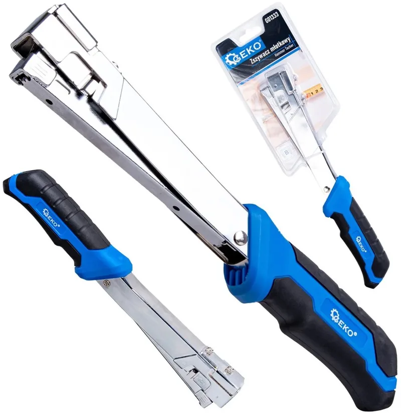 Hammer tacker - impactmechanisme - ergonomisch - 6-10 mm - staal by GEKO – product image