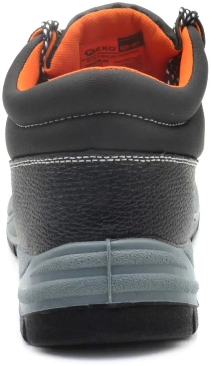 Hoge veiligheidsschoenen - S1P - Antislip - Zwart leer de GEKO, Noir, 40 – image du produit