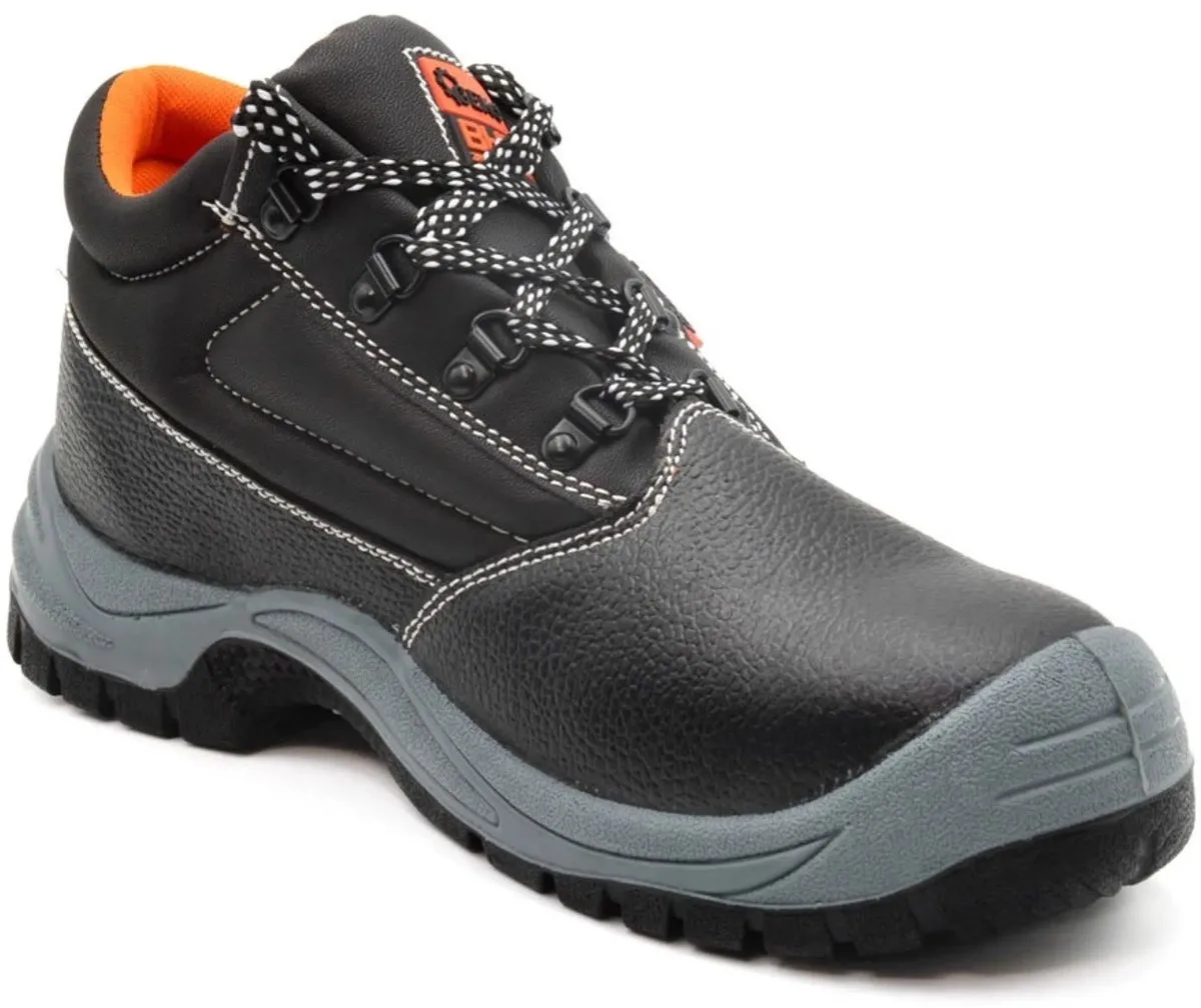 Hoge werkschoenen - S1P - Stalen neus - Antislip - Zwart de GEKO, Noir, 45 – image du produit