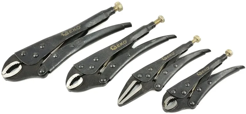 Impact morse tangen set - 4 stuks - ergonomische handgreep - C45 koolstofstaal - 125-250mm by GEKO, Ornaje – product image