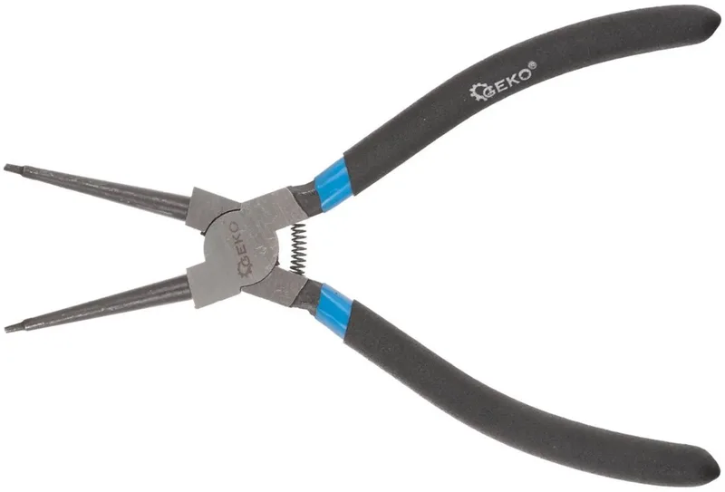 Interne rechte borgveertang - Slanke tips - 200mm - Chroom-vanadium staal by GEKO, Blue – product image
