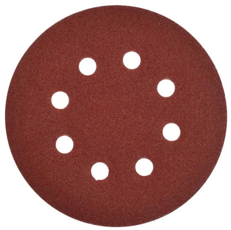 klittenband schuurschijf - aluminiumoxide - stofvrij - 125 mm - korrel 240 - 100 stuks von GEKO – Produktbild
