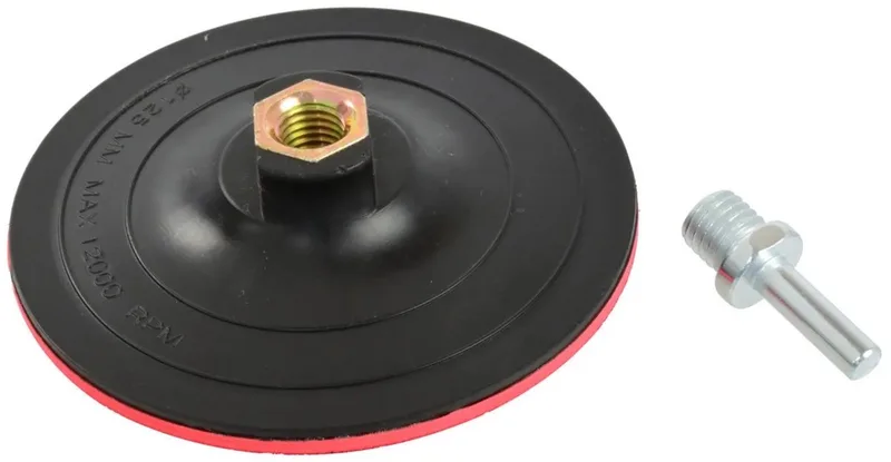 Klittenband steunschijf - 125 mm - met booradapter - veelzijdig gebruik de GEKO – image du produit