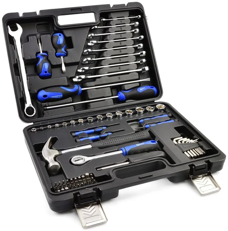 Mechanics gereedschapsset - 73-delig - Chroom-Vanadium staal - Inclusief koffer de GEKO – image du produit