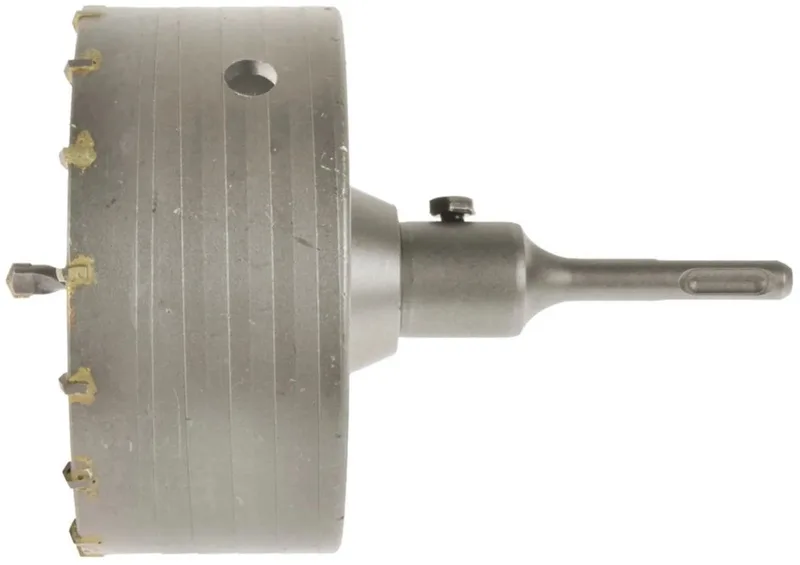 Metselwerk gatenzaag - TCT kernboor - 125 mm - robuust staal - SDS-plus schacht de GEKO – image du produit